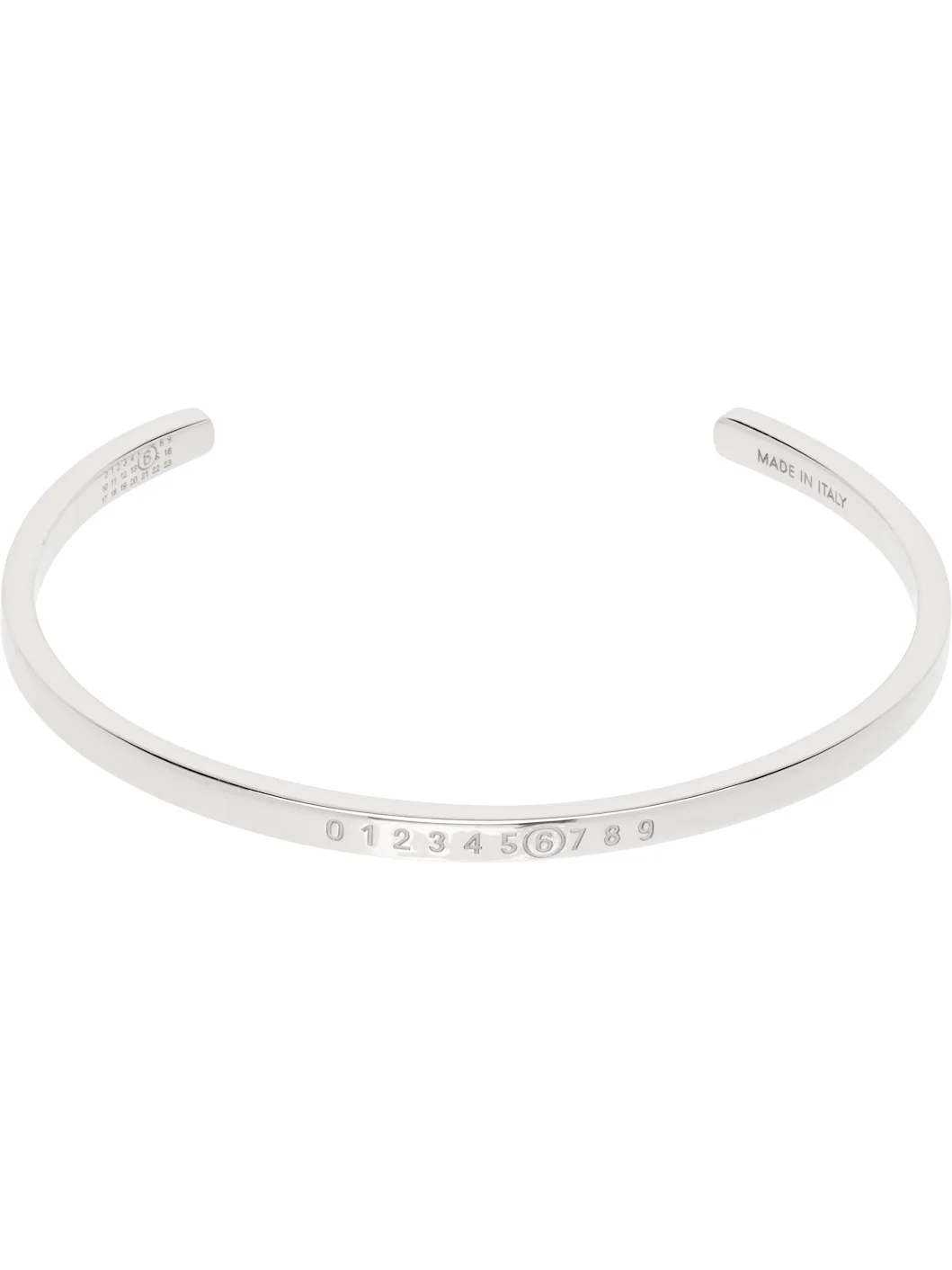 Numeric Minimal Signature Cuff Bracelet - 1