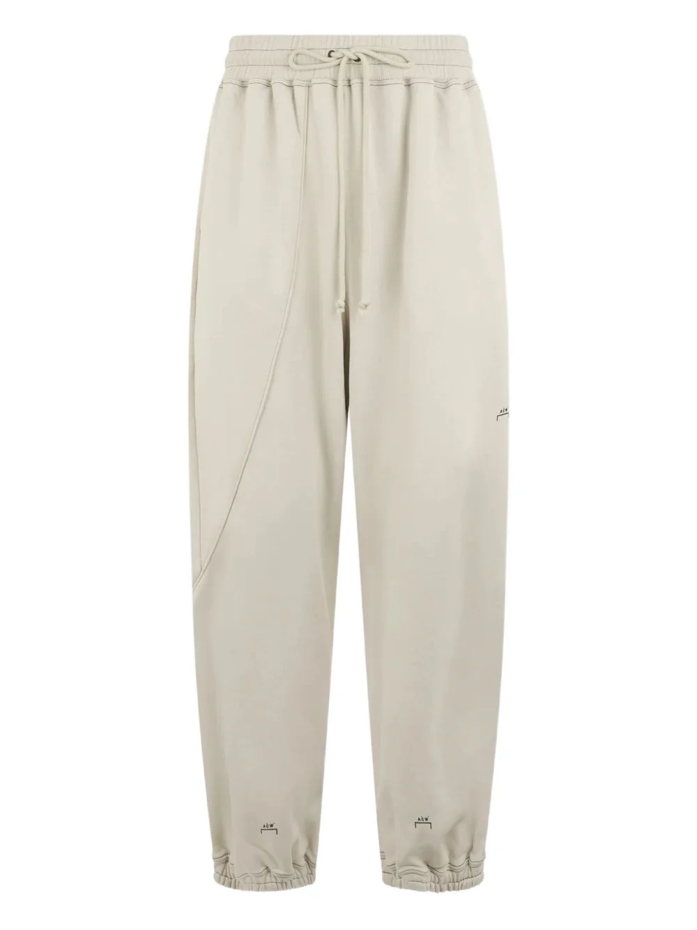 drawstring track pants - 1