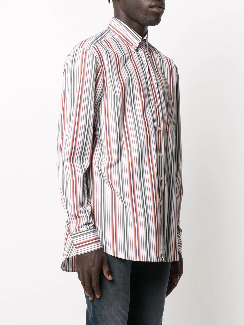 striped cotton shirt - 3