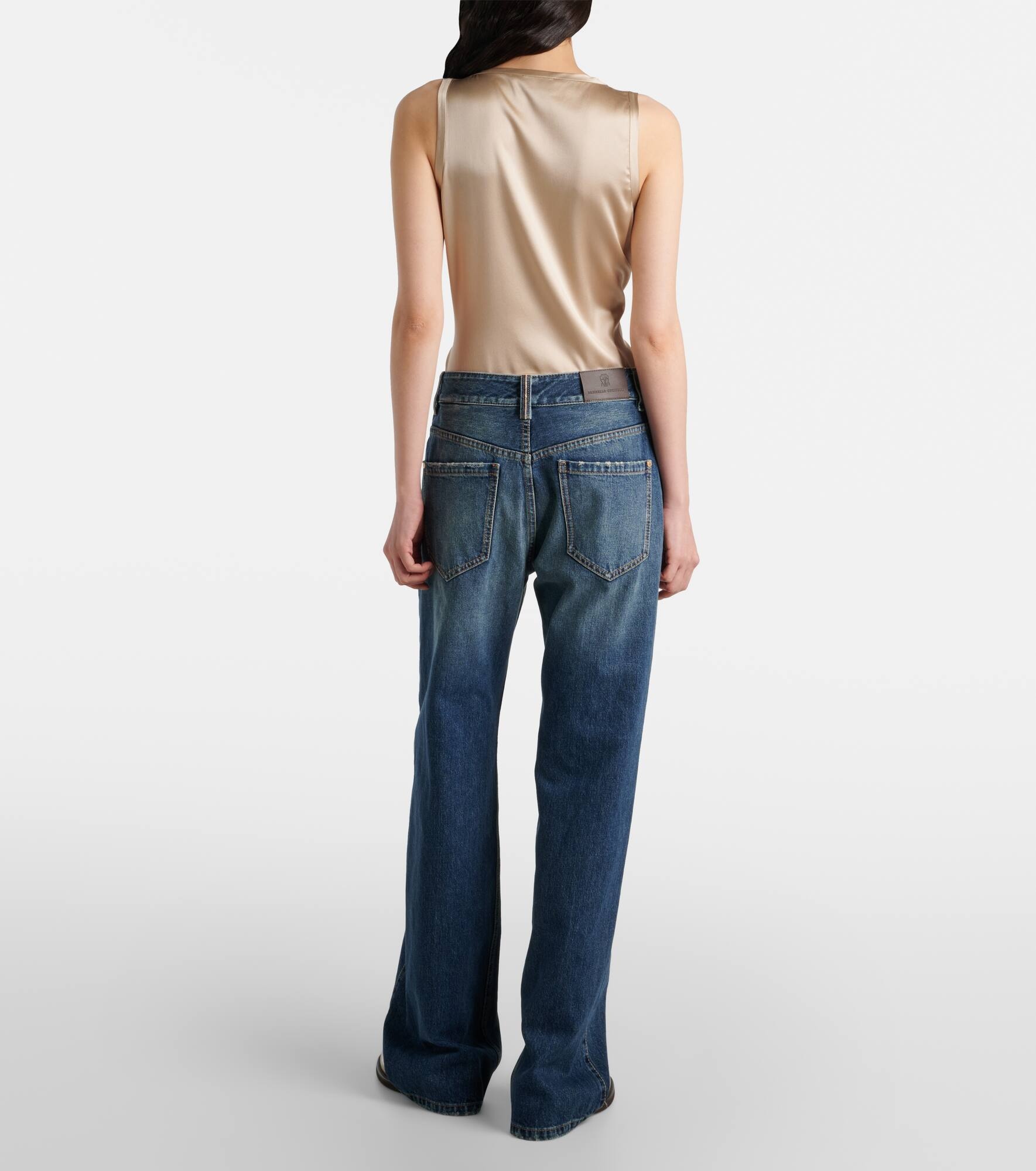 Low-rise straight jeans - 3