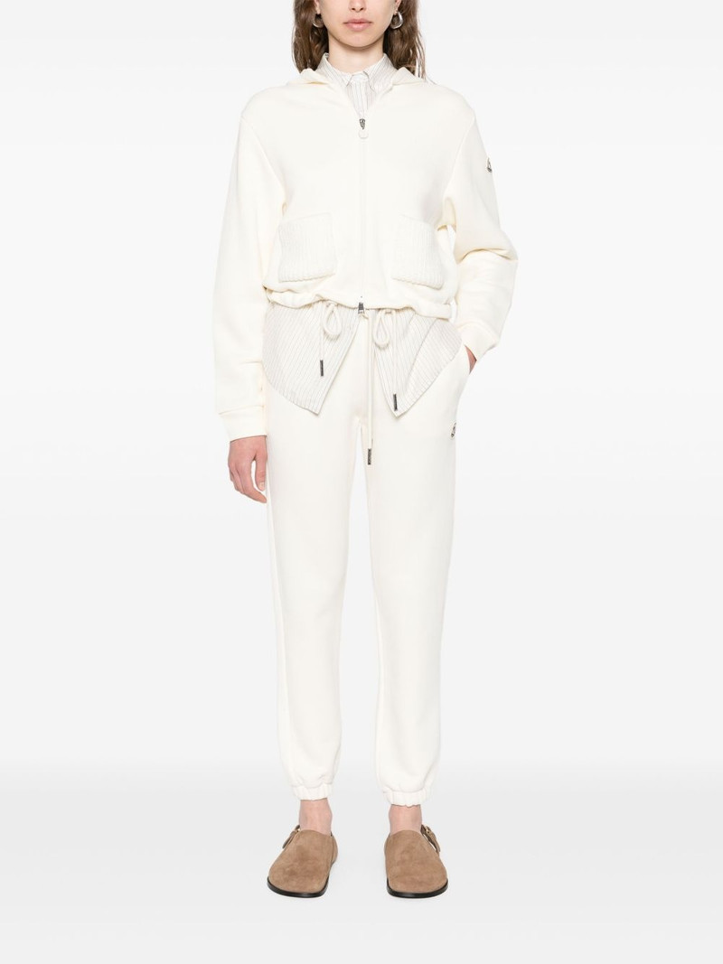 Moncler knitted-pocket hoodie outlook