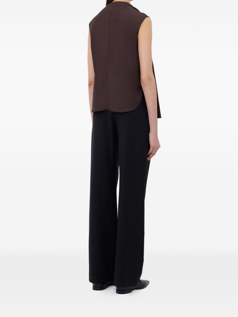 Sade gathered sleeveless blouse 4