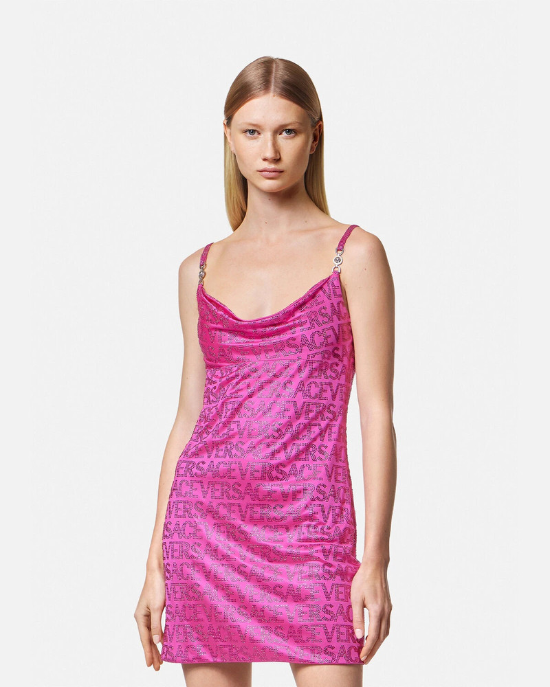 Crystal Versace Allover Mini Dress 3