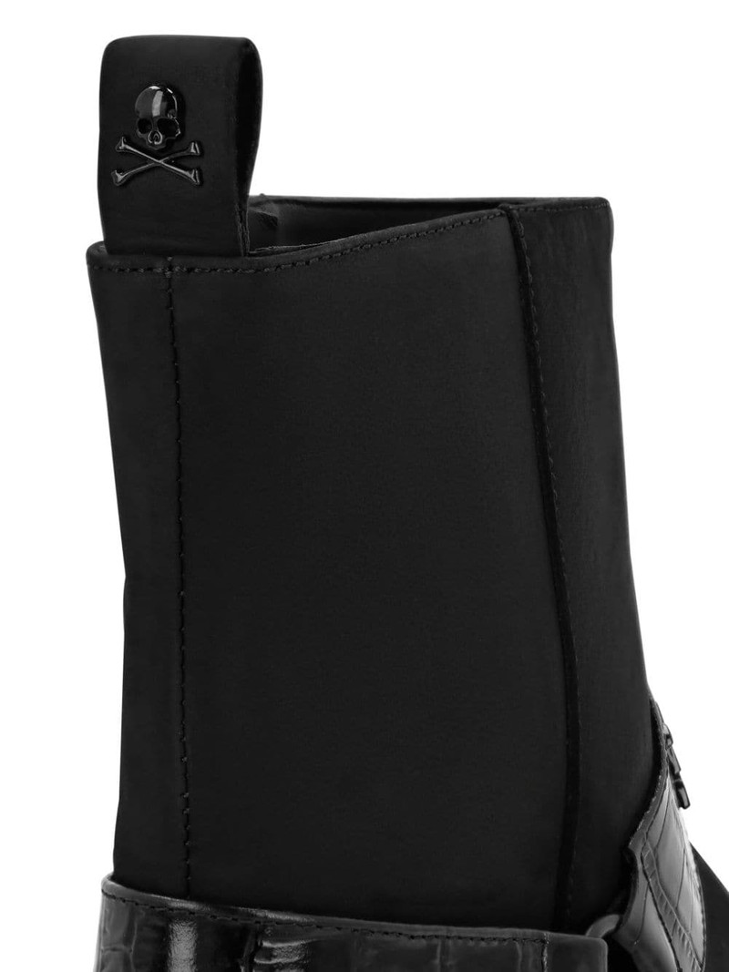 Nubuck suede ankle boots 4