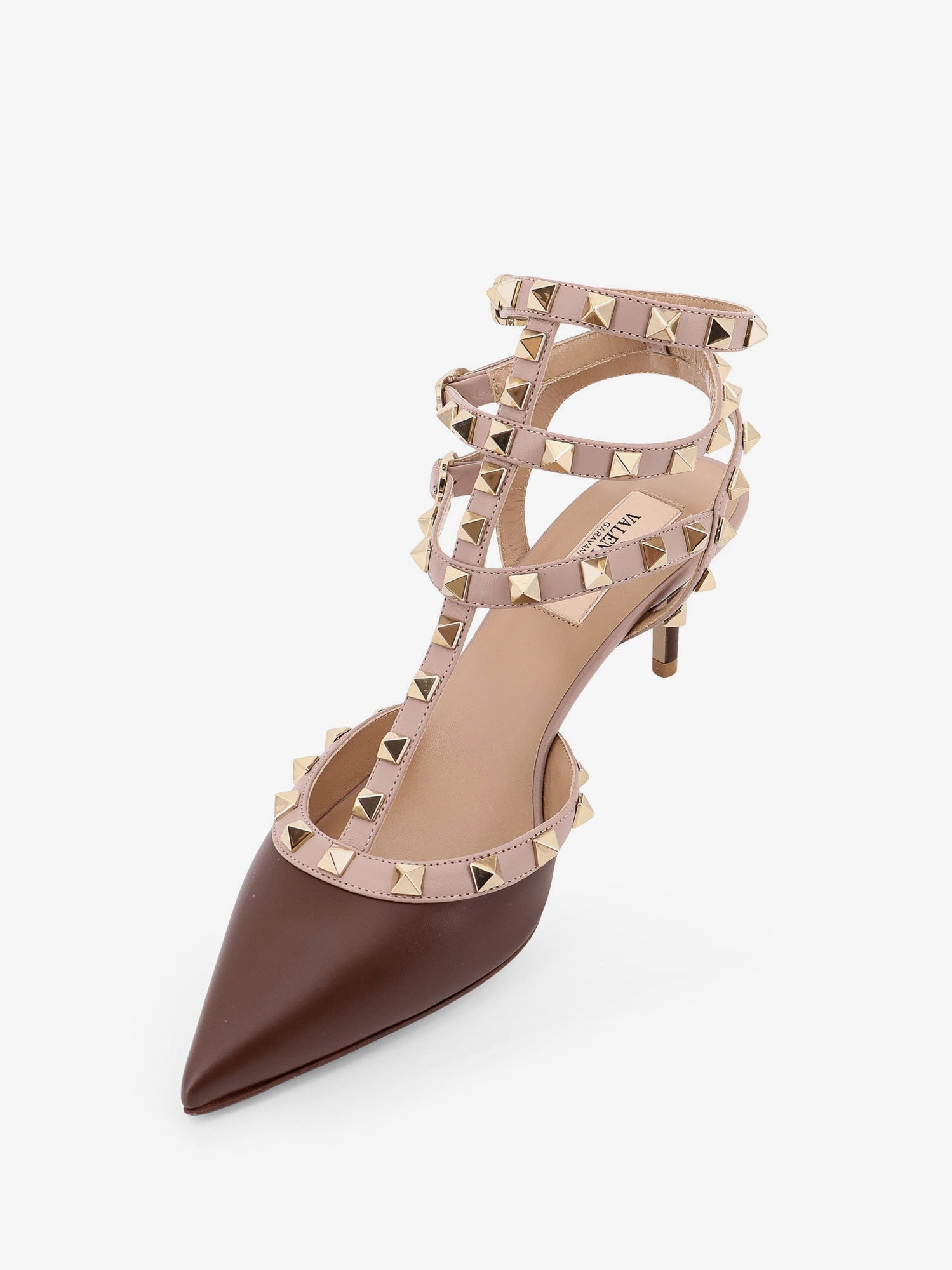 Valentino Garavani Rockstud Valentino Garavani Leather Décolleté Slingback - 4