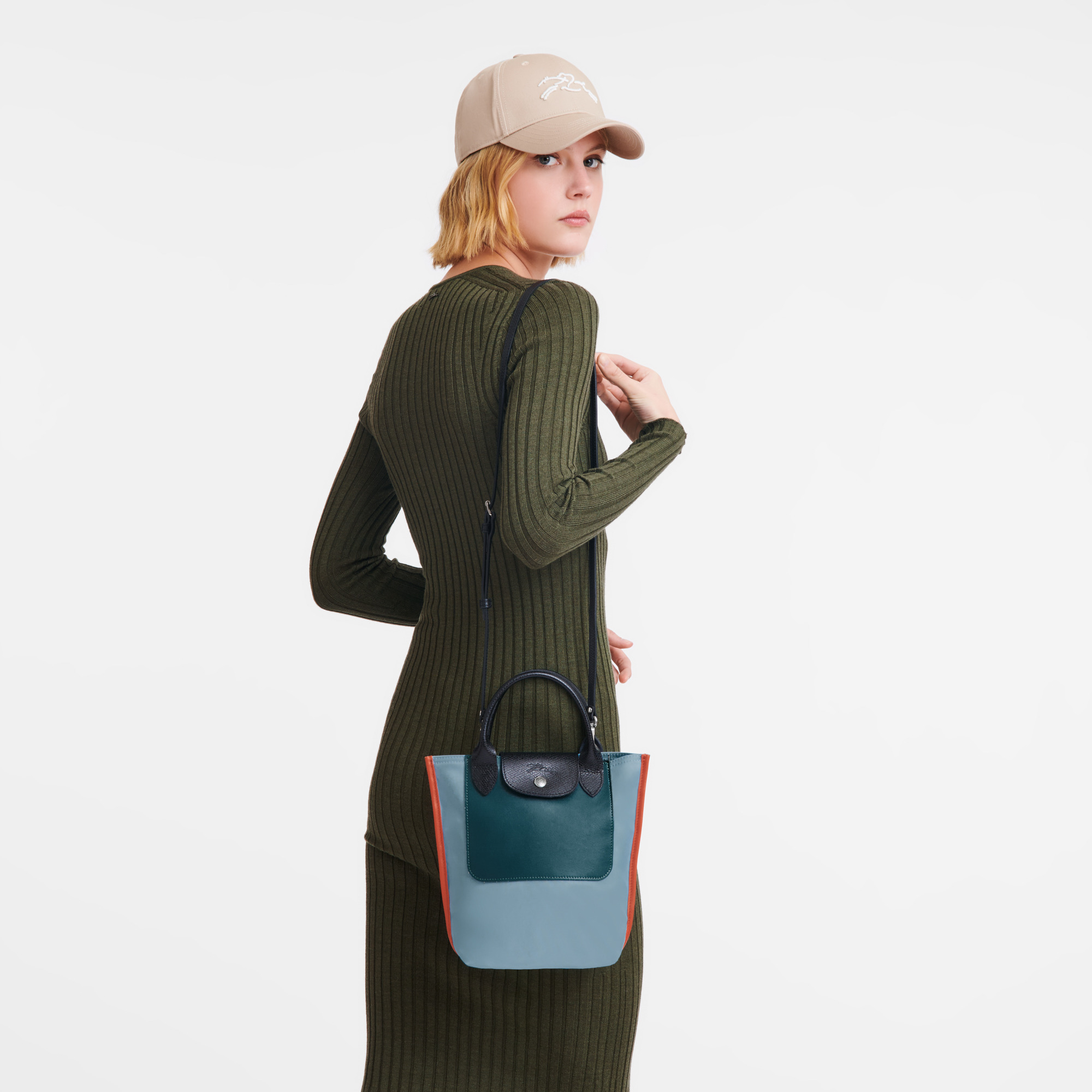 Cabas Longchamp XS Tote bag Cloud Blue - Canvas - 2