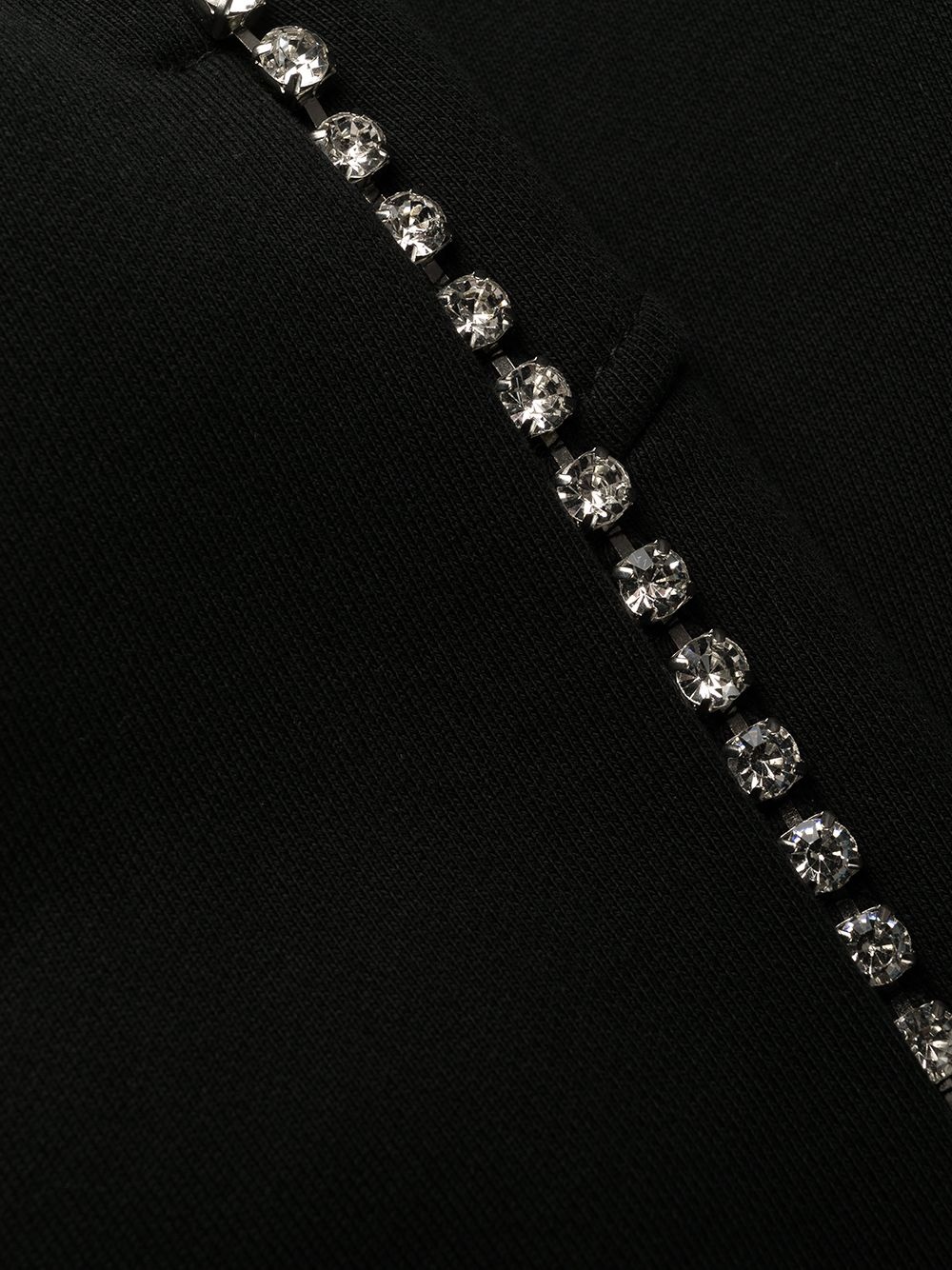 crystal embellished track trousers - 7