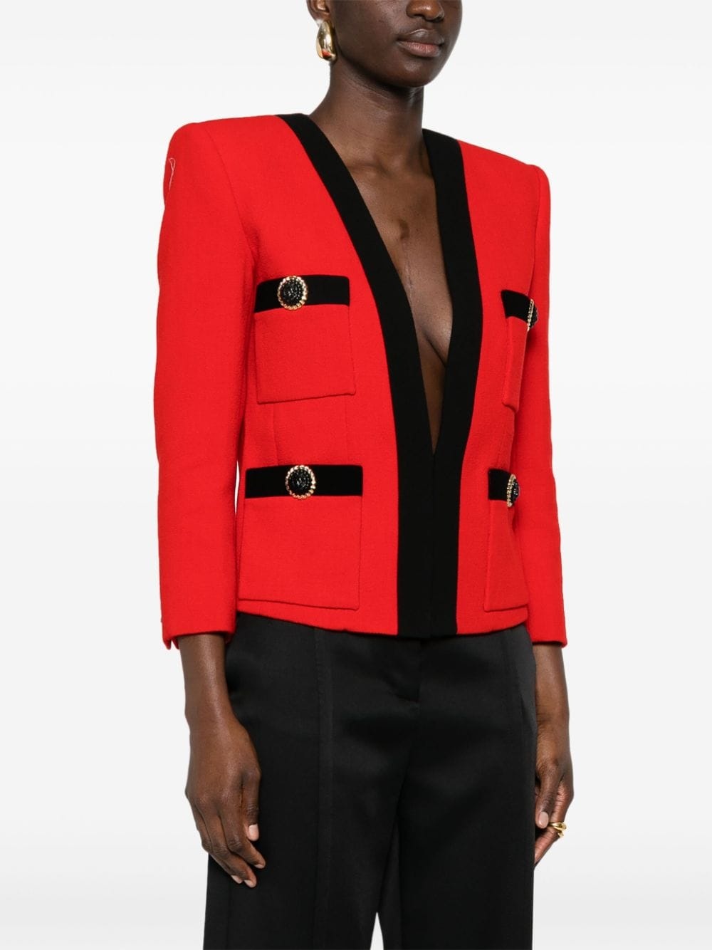 four-pocket wool jacket - 3