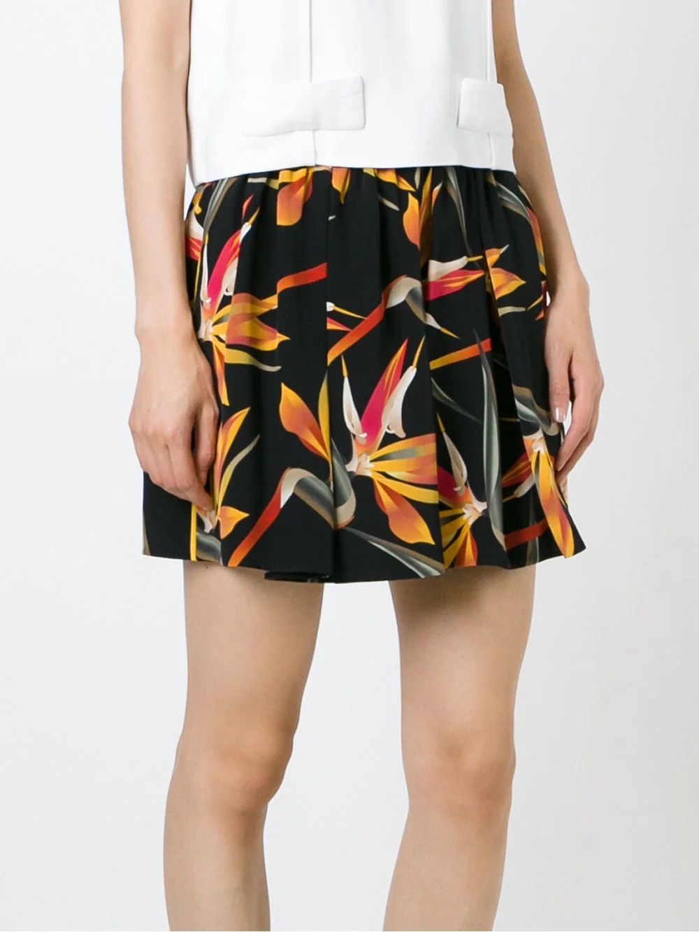 Bird of Paradise print shorts - 3