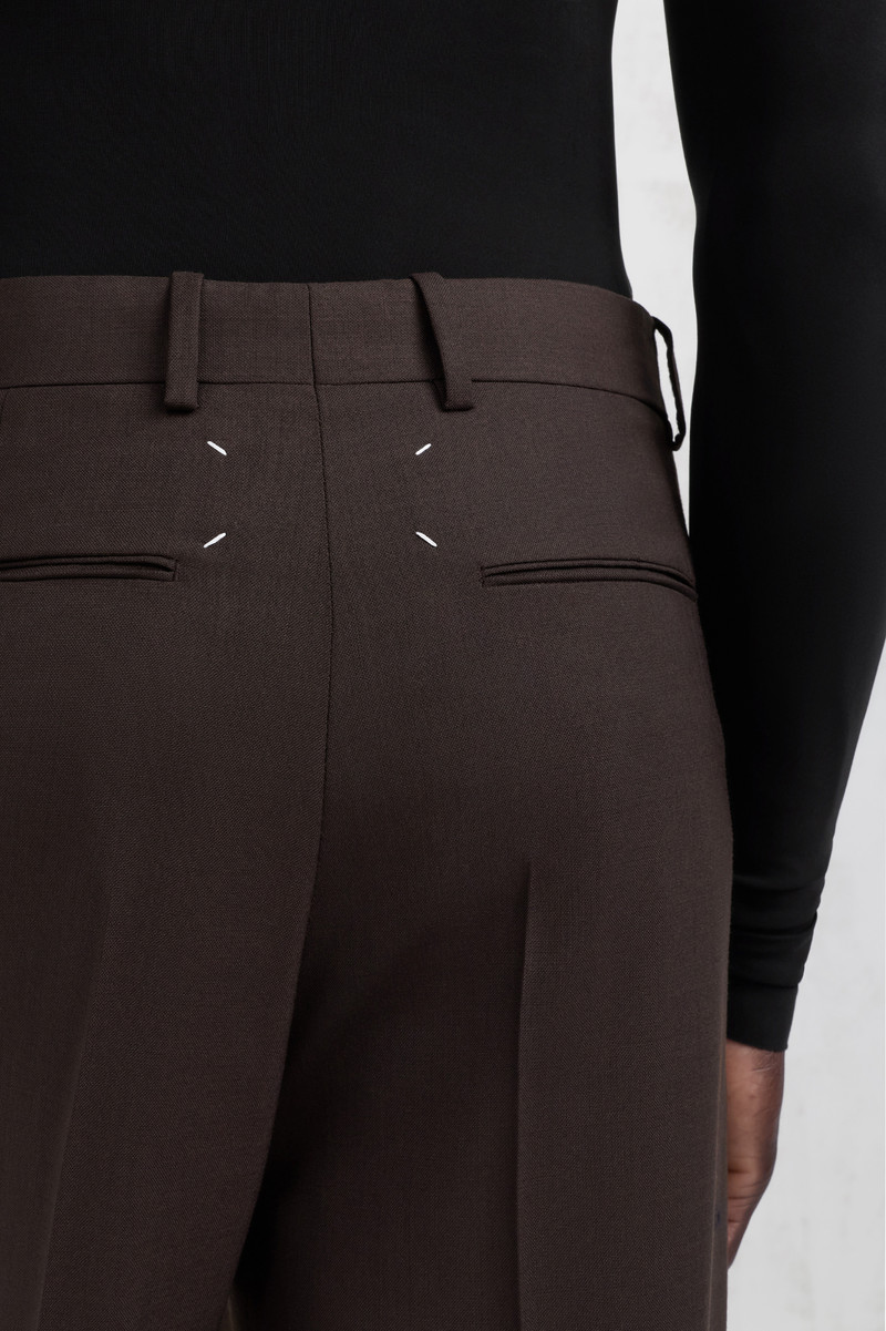 Wool Wide-Leg Trousers 4