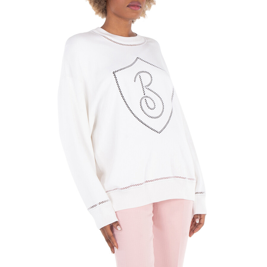 Burberry Inset Logo Crewneck Sweatshirt - 4