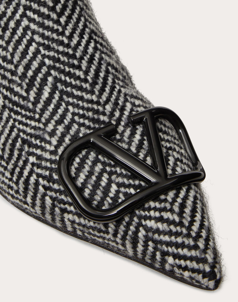 VLOGO Chevron Fabric Ankle Boot 40 mm 5