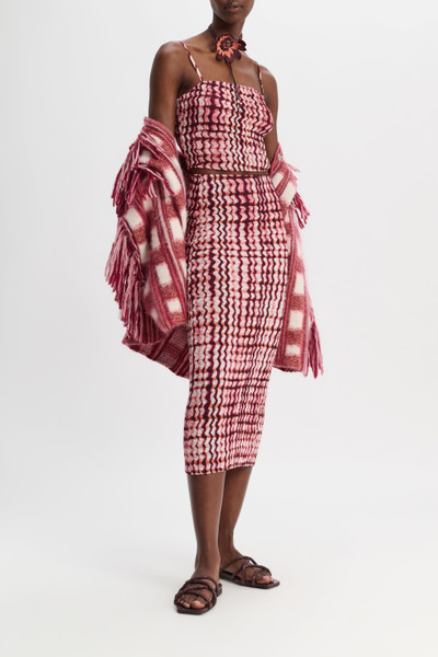 DOROTHEE SCHUMACHER CHECKED STATEMENT skirt outlook