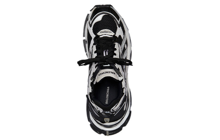 Balenciaga Runner Sneaker 'Black White' 677403W3RB29010 - 4