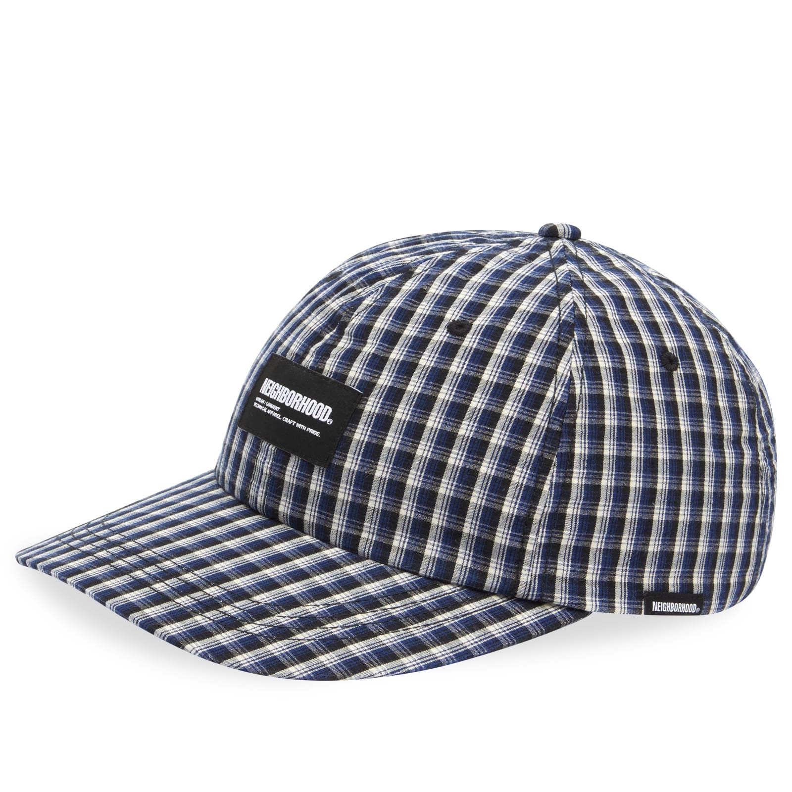 Neighborhood Gingham Hombre Check Dad Cap - 1