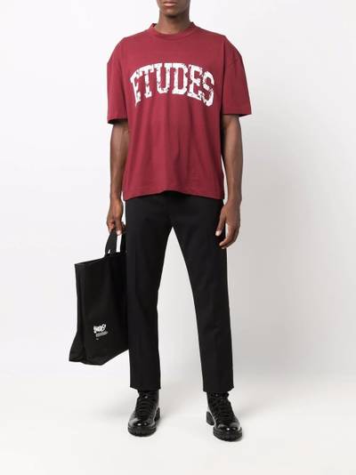 Étude logo-print short-sleeved T-shirt outlook