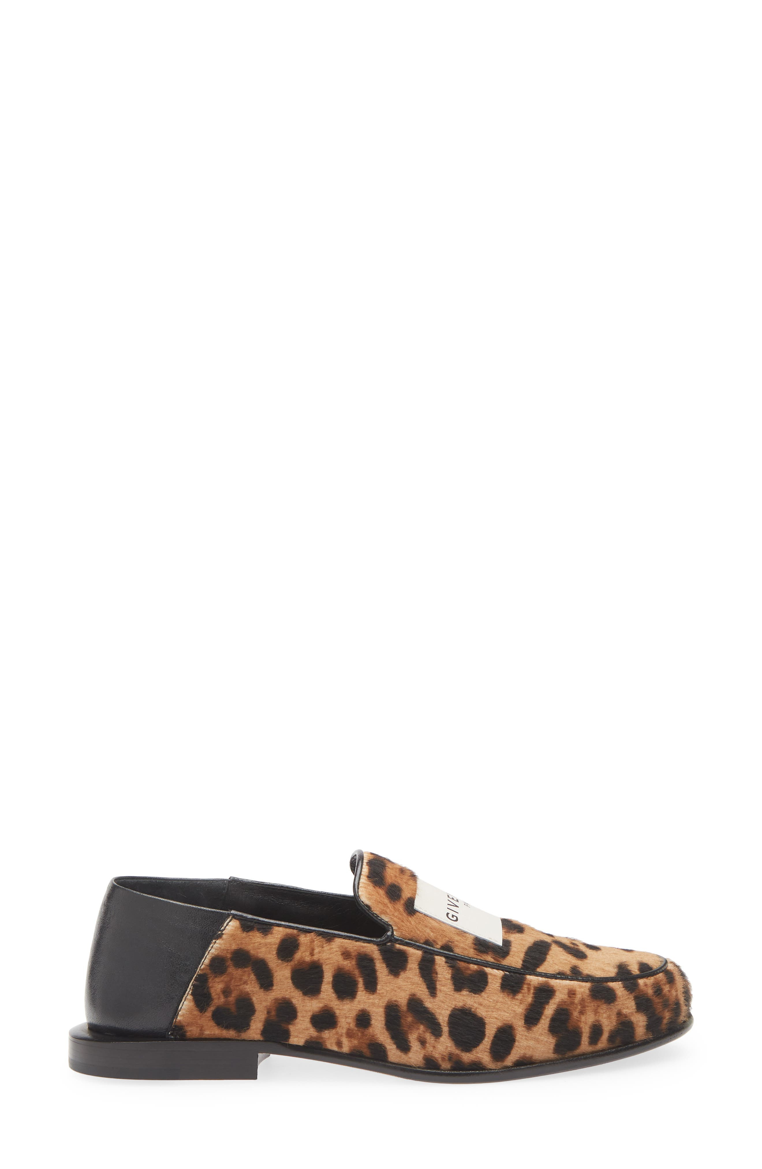 Givenchy Label Convertible Loafer in Black/Beige Calf Hair at Nordstrom - 3
