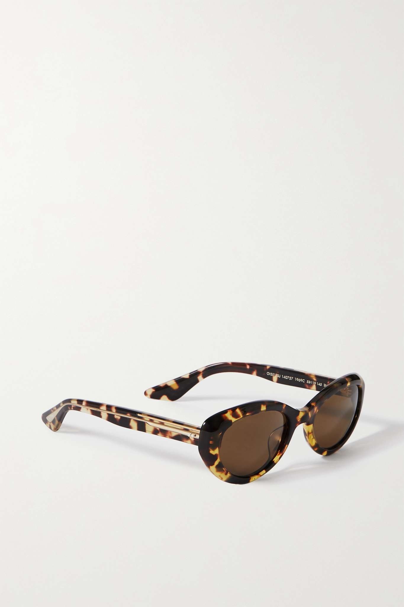 + Khaite 1969 oval-frame acetate sunglasses - 5