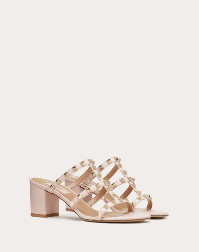 Valentino Rockstud Calfskin Leather Slide Sandal 60 mm outlook