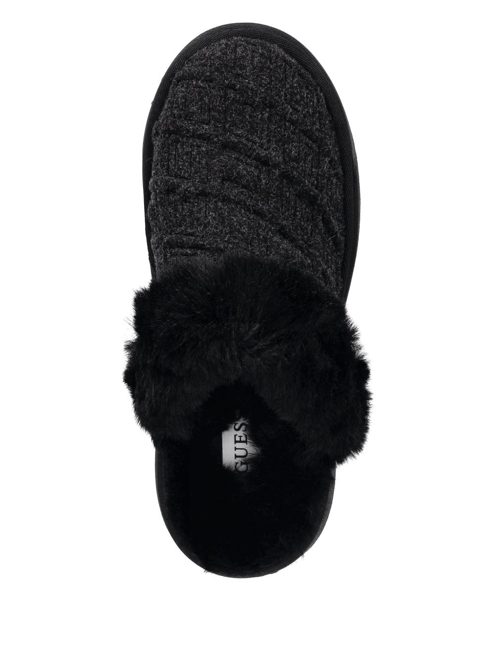 faux-fur slippers - 4