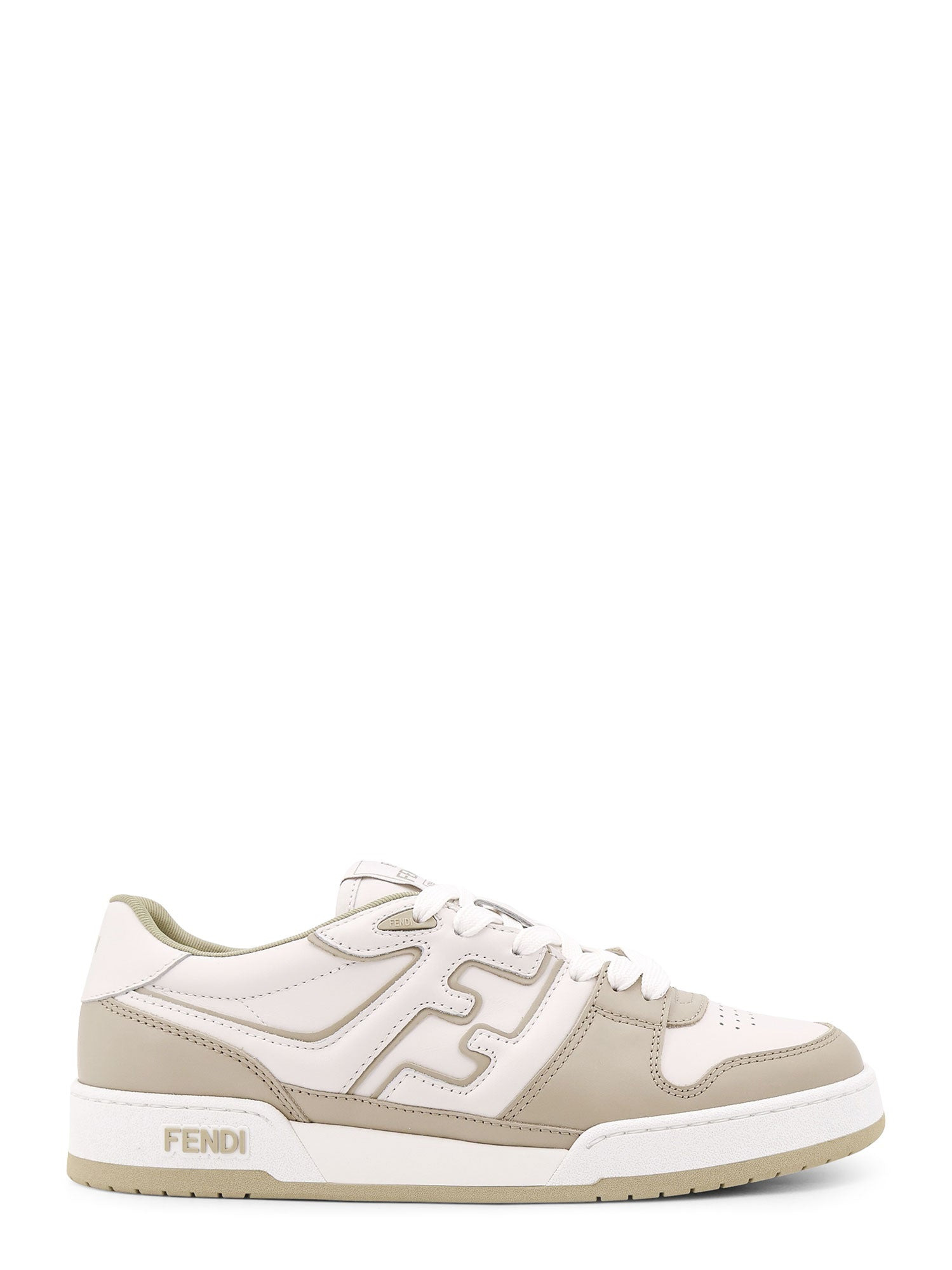 Leather Sneakers With Ff Lateral Logo - 2