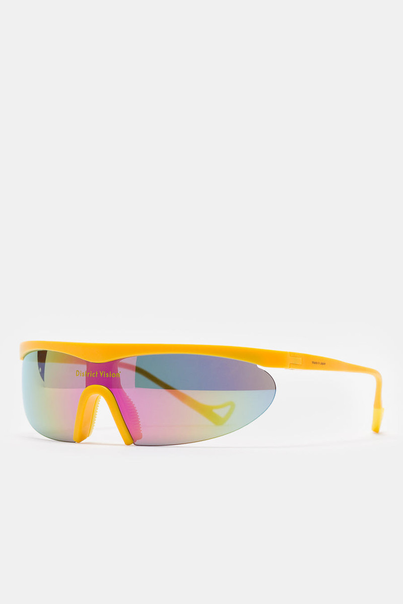 District Vision Koharu Eclipse Sunglasses in Yuzu/D+ Aqua Mirror outlook