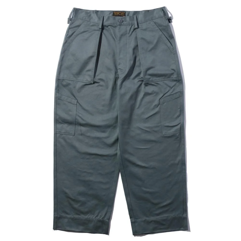 The Real McCoy's Trousers, Utility, Cotton / USAF Sage Green - 1