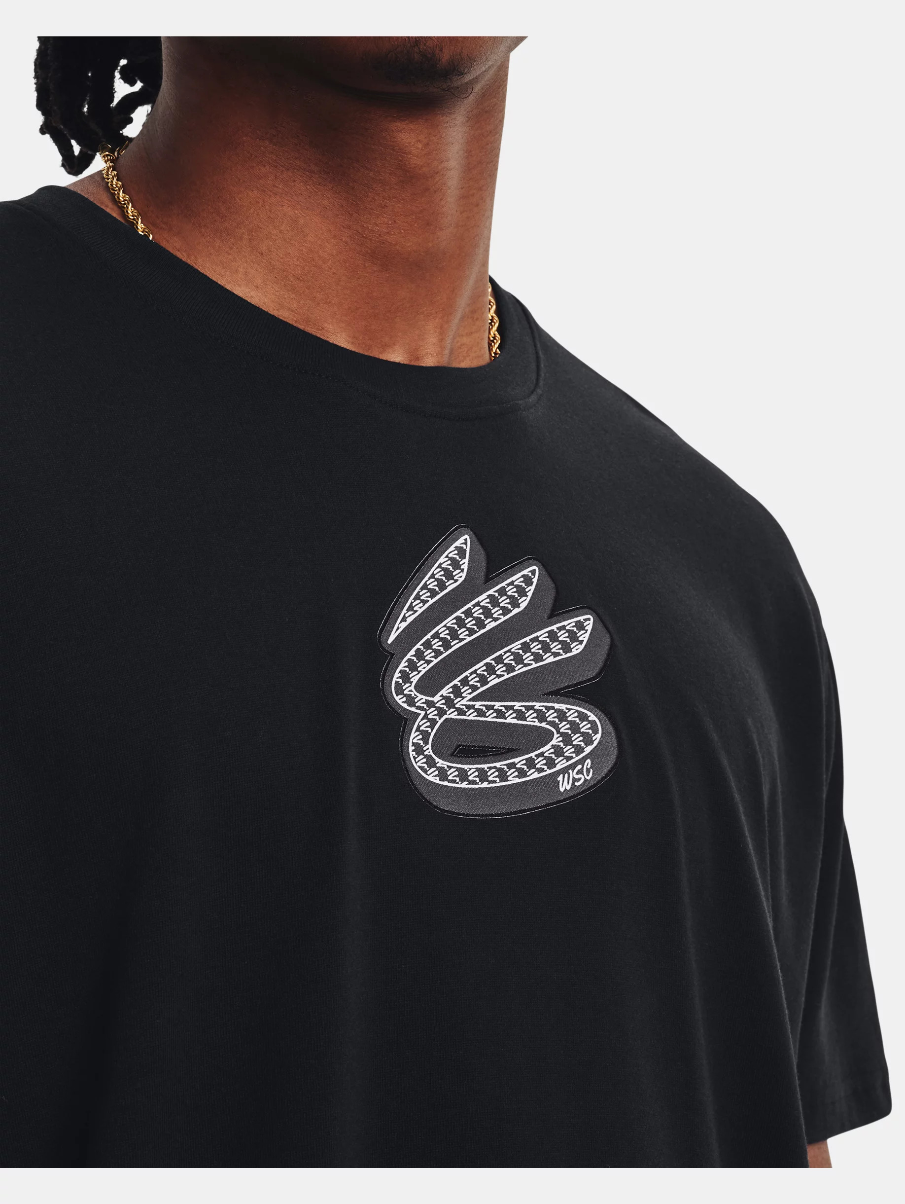 Men's Curry Logo Heavyweight Short Sleeve - 6