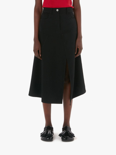 JW Anderson PATCHWORK A-LINE SKIRT outlook