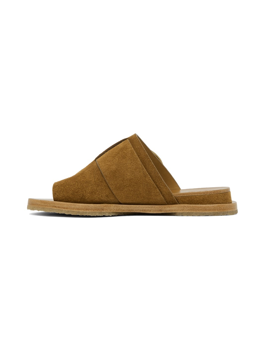 Tan Beau Buckle Sandals - 3