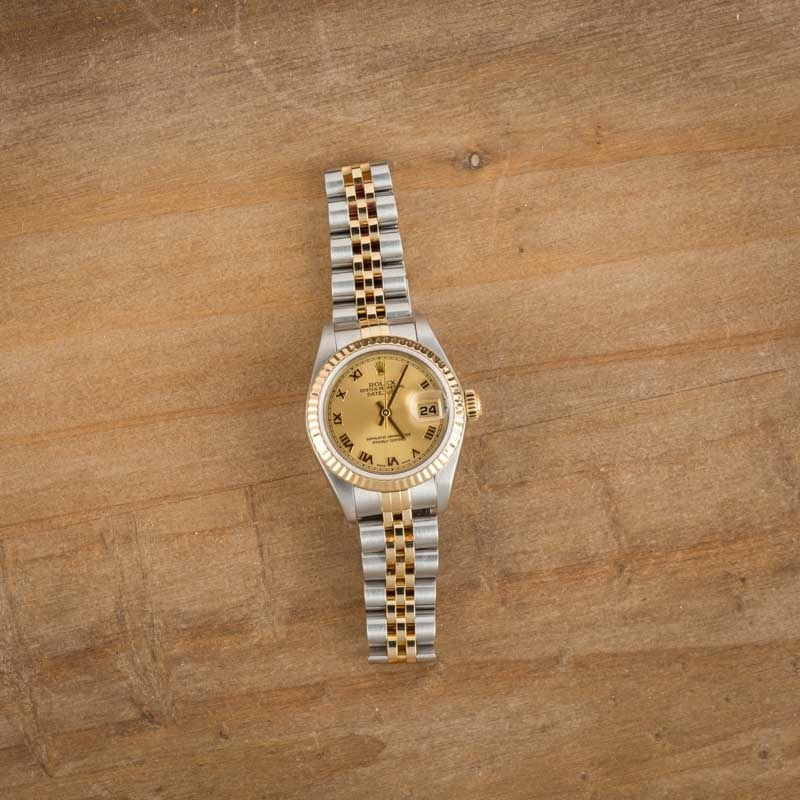 Pre-Owned Rolex Datejust 79173 Champagne - 6