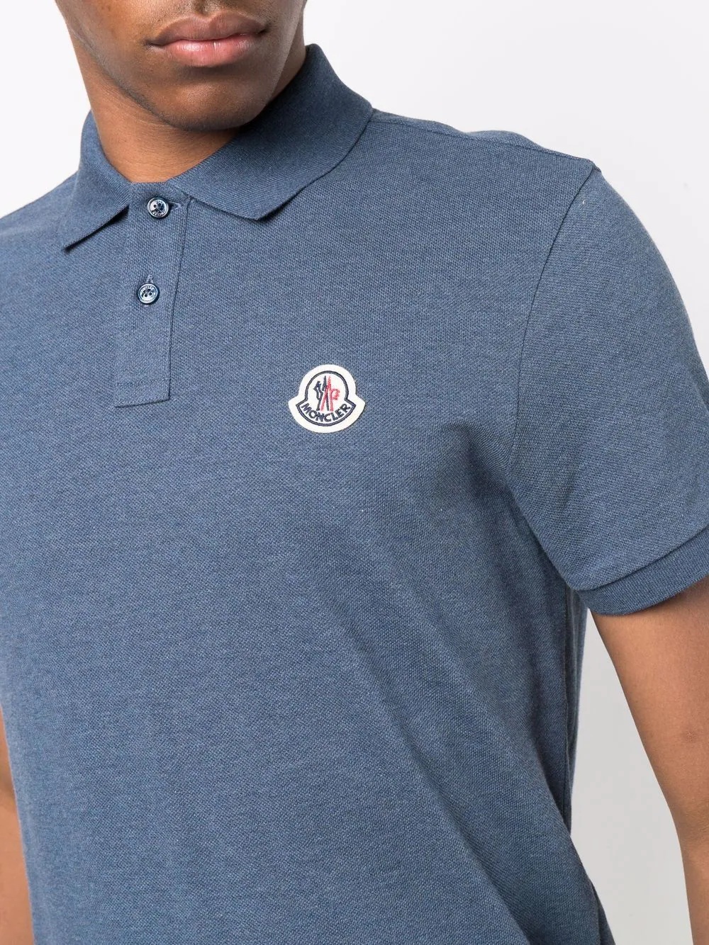 logo patch polo shirt - 5