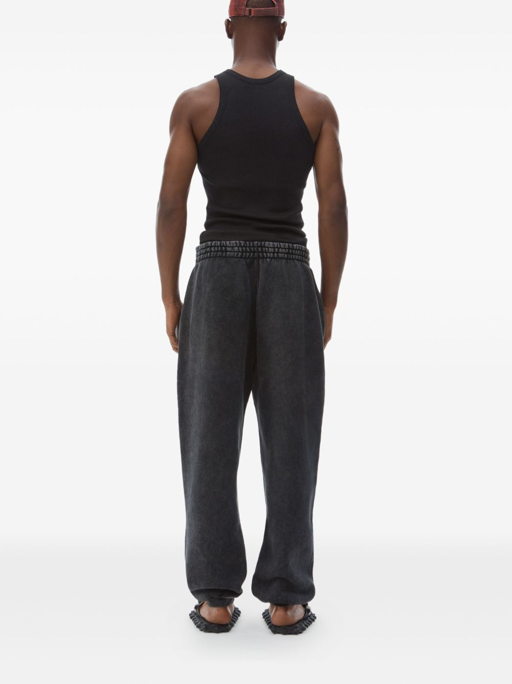 drawstring-waist track pants - 4