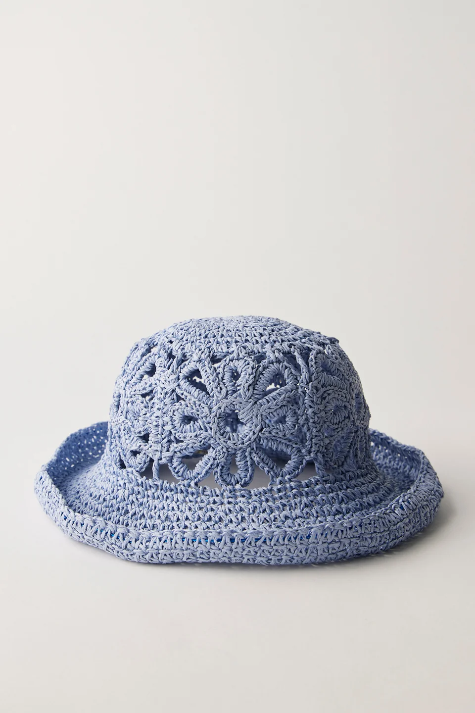 Cut-Out Daisy Straw Hat - 1