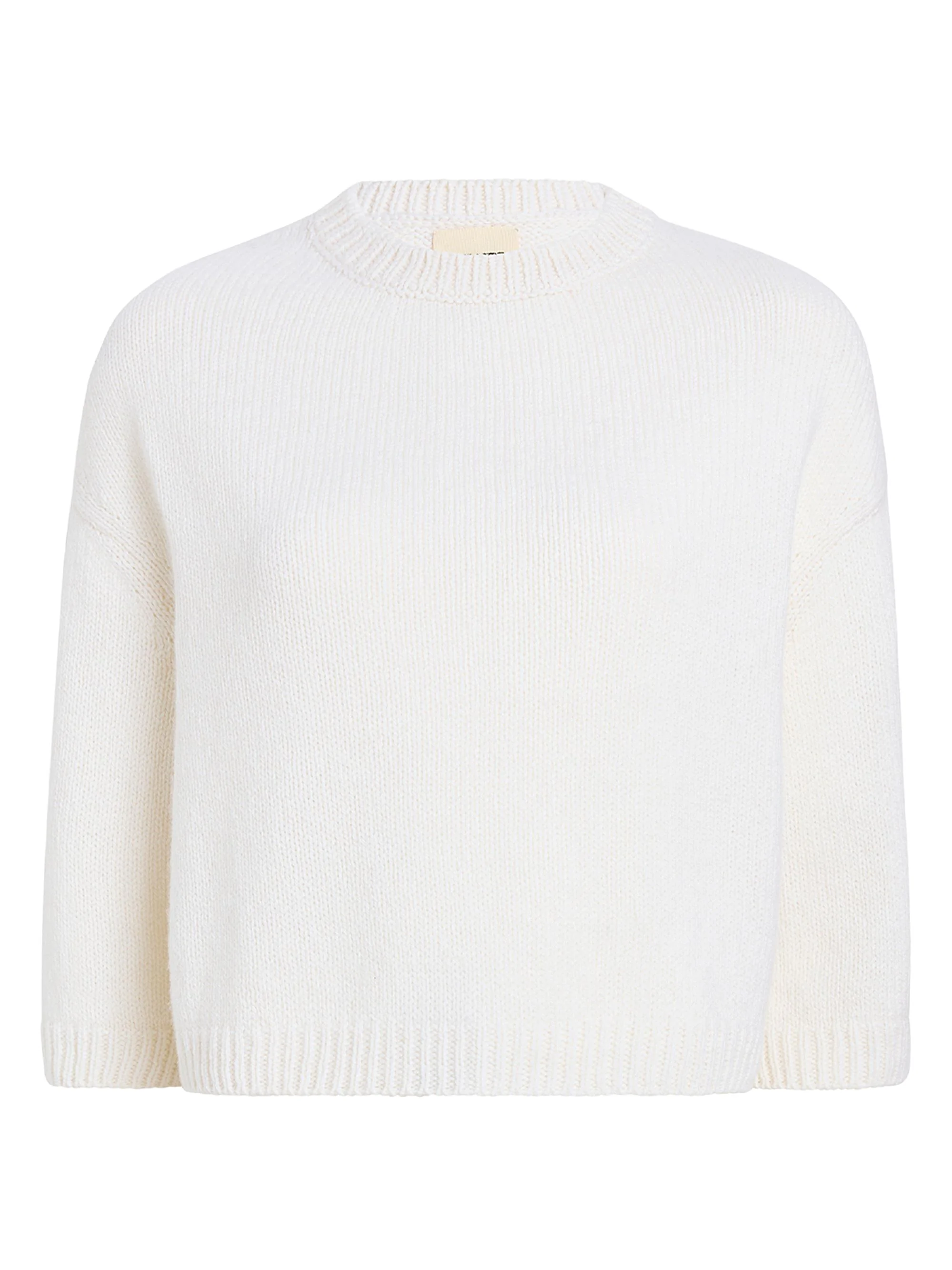 Women's Sabina Cashmere-Mohair Boxy Sweater - Ivory - 1