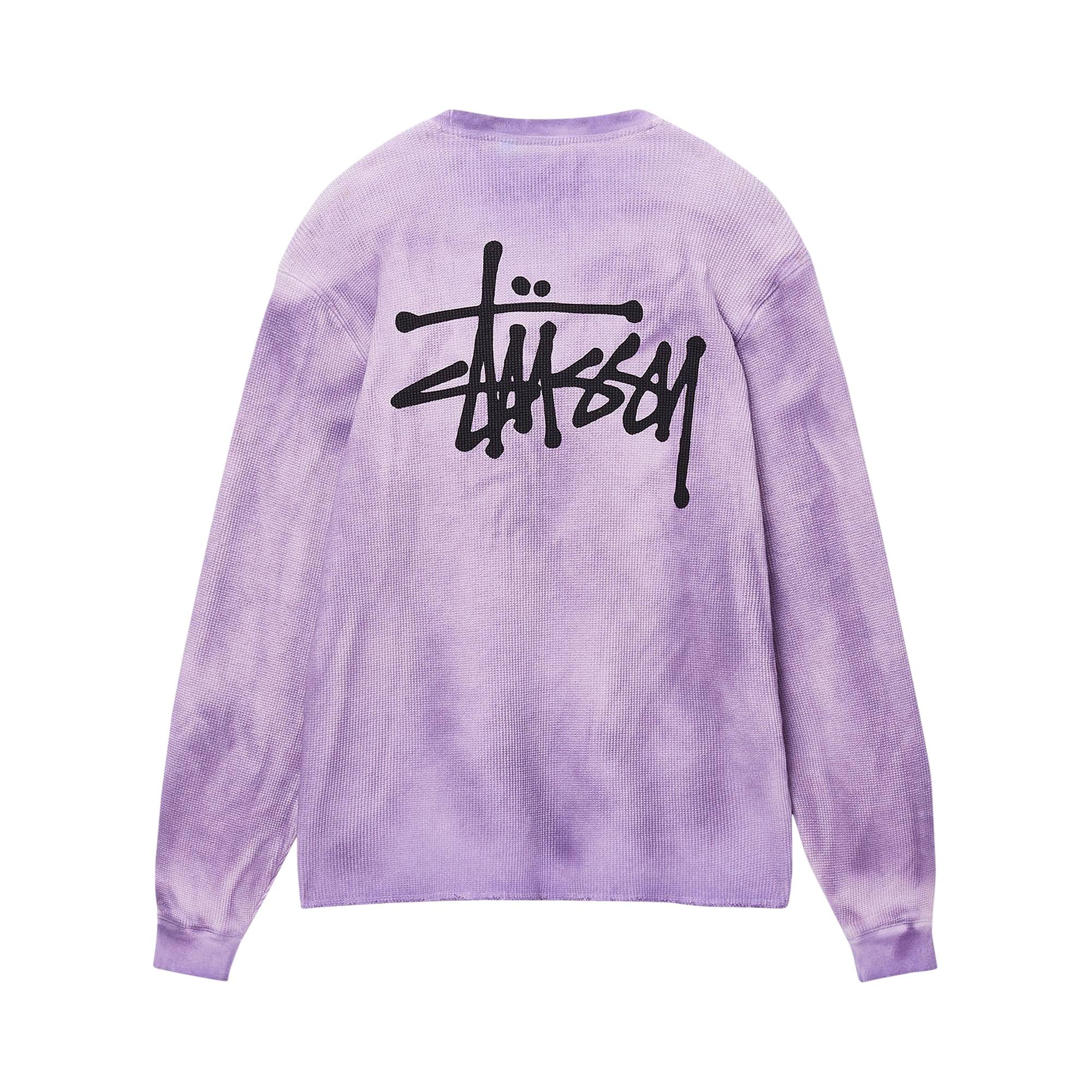 ★韓国の人気★【Stussy】★BASIC STOCK LS THERMAL★LAVENDER★ Stüssy Stussy Basic Stock Long-Sleeve Thermal 'Lavender