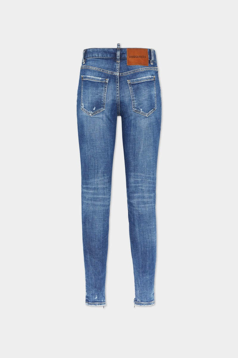 DSQUARED2 MEDIUM PERFECTO WASH MEDIUM WAIST TWIGGY JEANS outlook