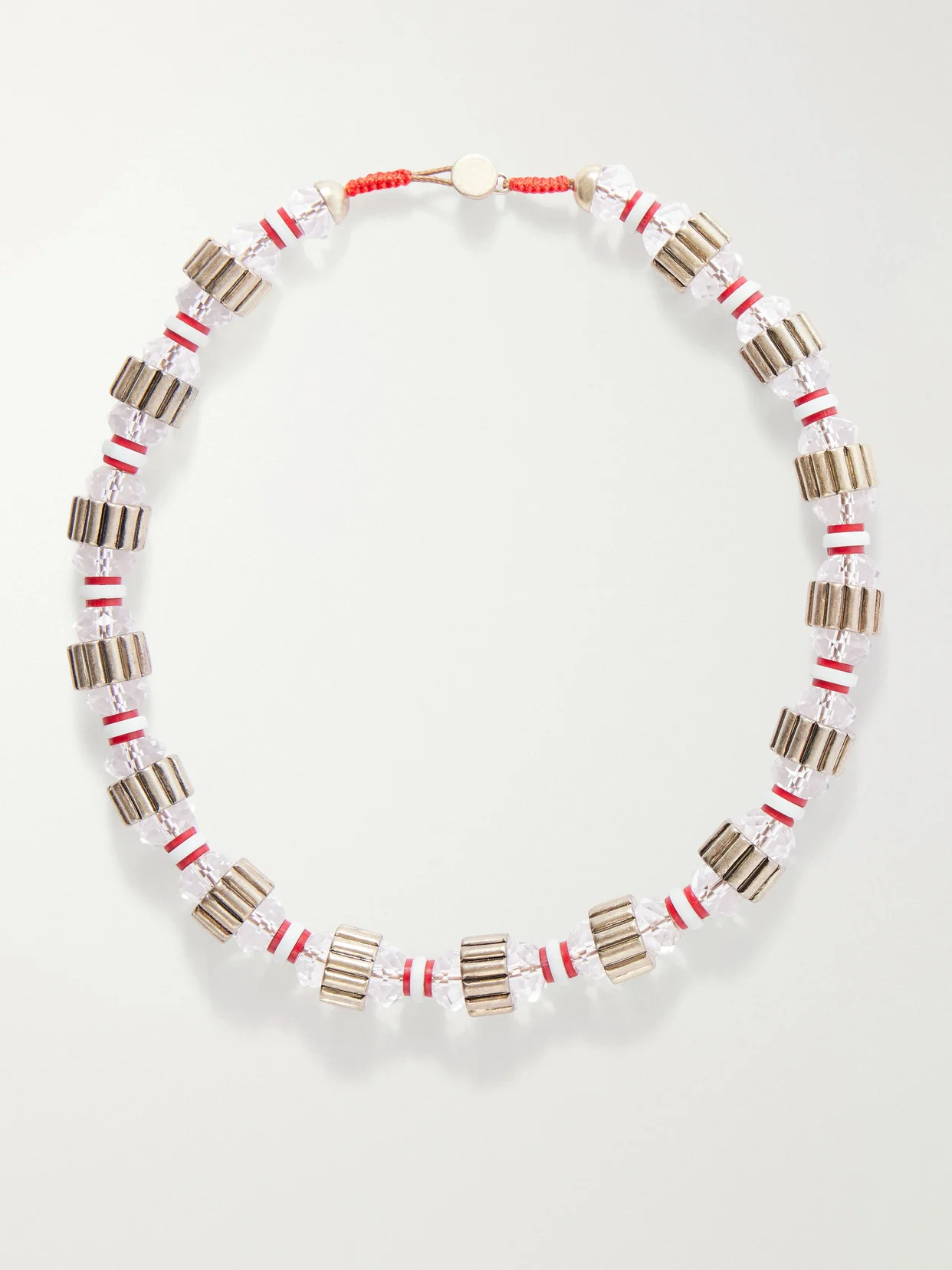 The Crimp Beaded Gold-tone Necklace - 1
