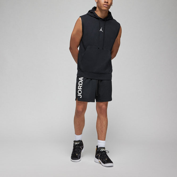 Air Jordan Dri-FIT Sport Sleeveless Breathable Solid Color Pullover hooded Vest Black DM2822-010 - 3