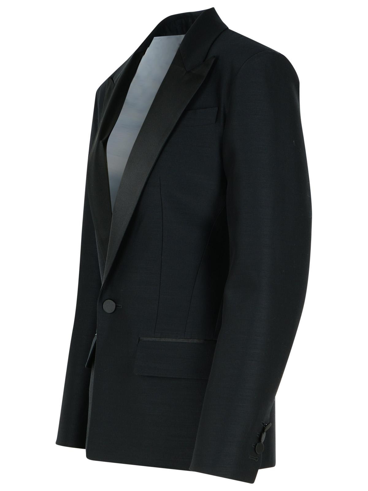 Dsquared2 'Dan' Black Virgin Wool Blend Blazer Women - 2