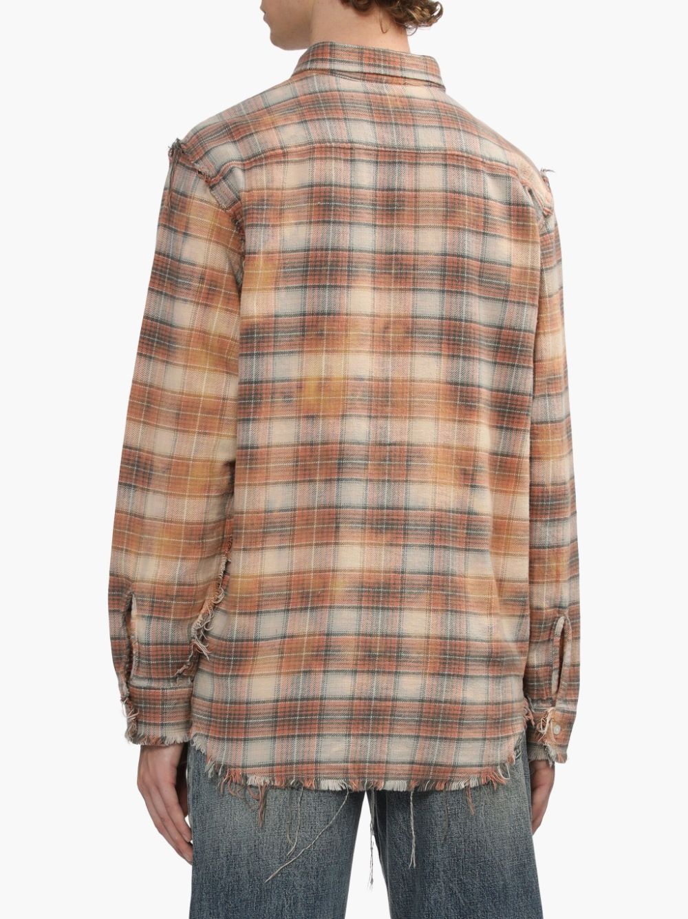 check-pattern shirt - 4