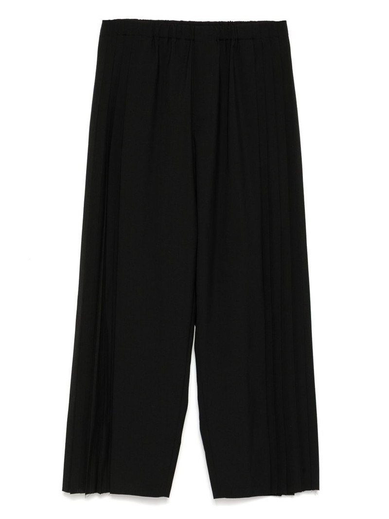 pleated wide-leg trousers 1