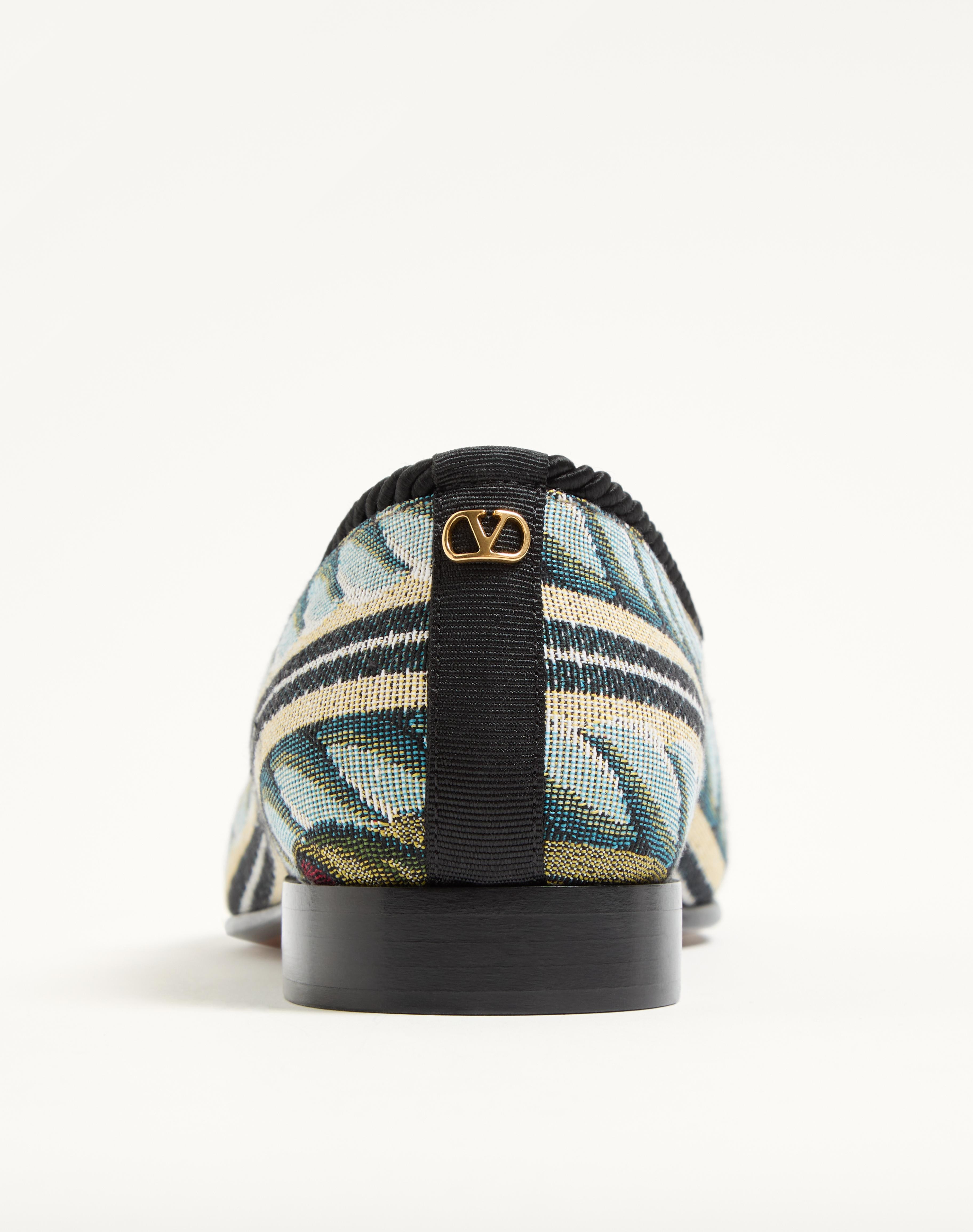 LES ALCÔVETTES MOCCASIN IN GOBELIN FABRIC - 7