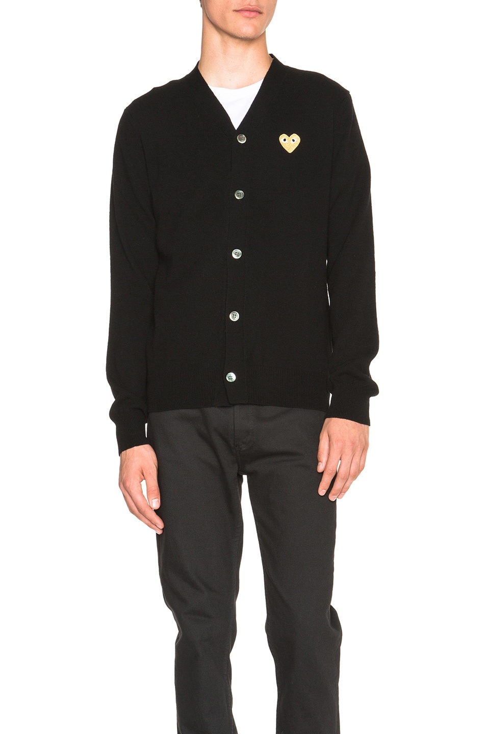 Cardigan with Gold Emblem - 2