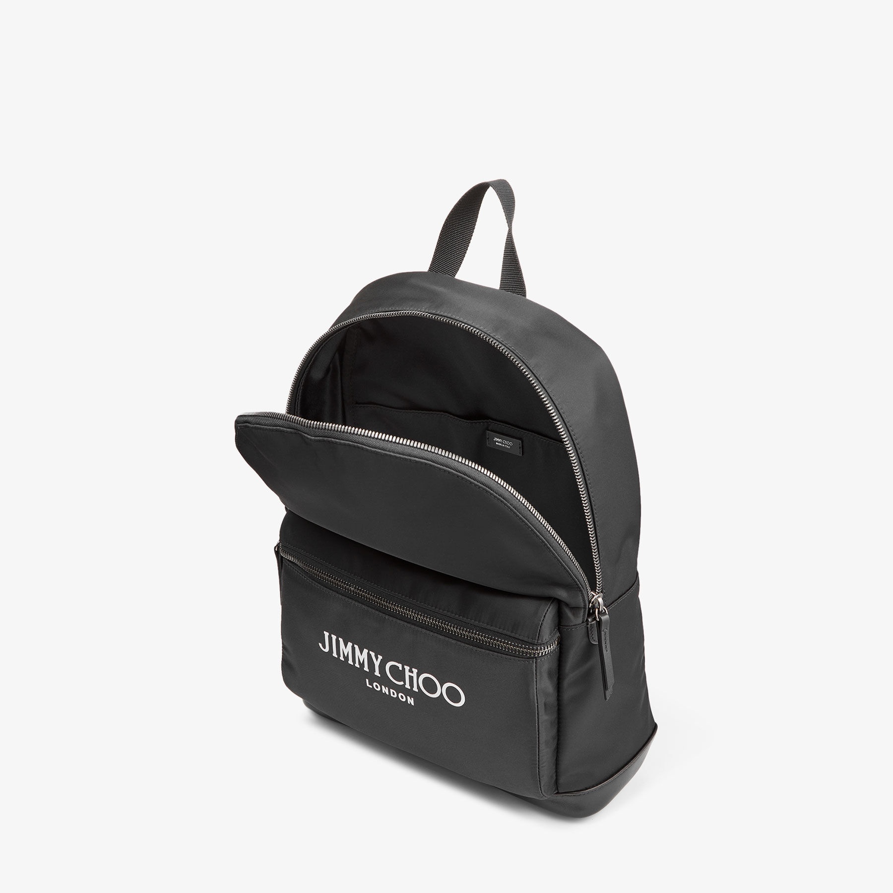 Wilmer
Black Nylon Backpack with Jimmy Choo Logo - 4