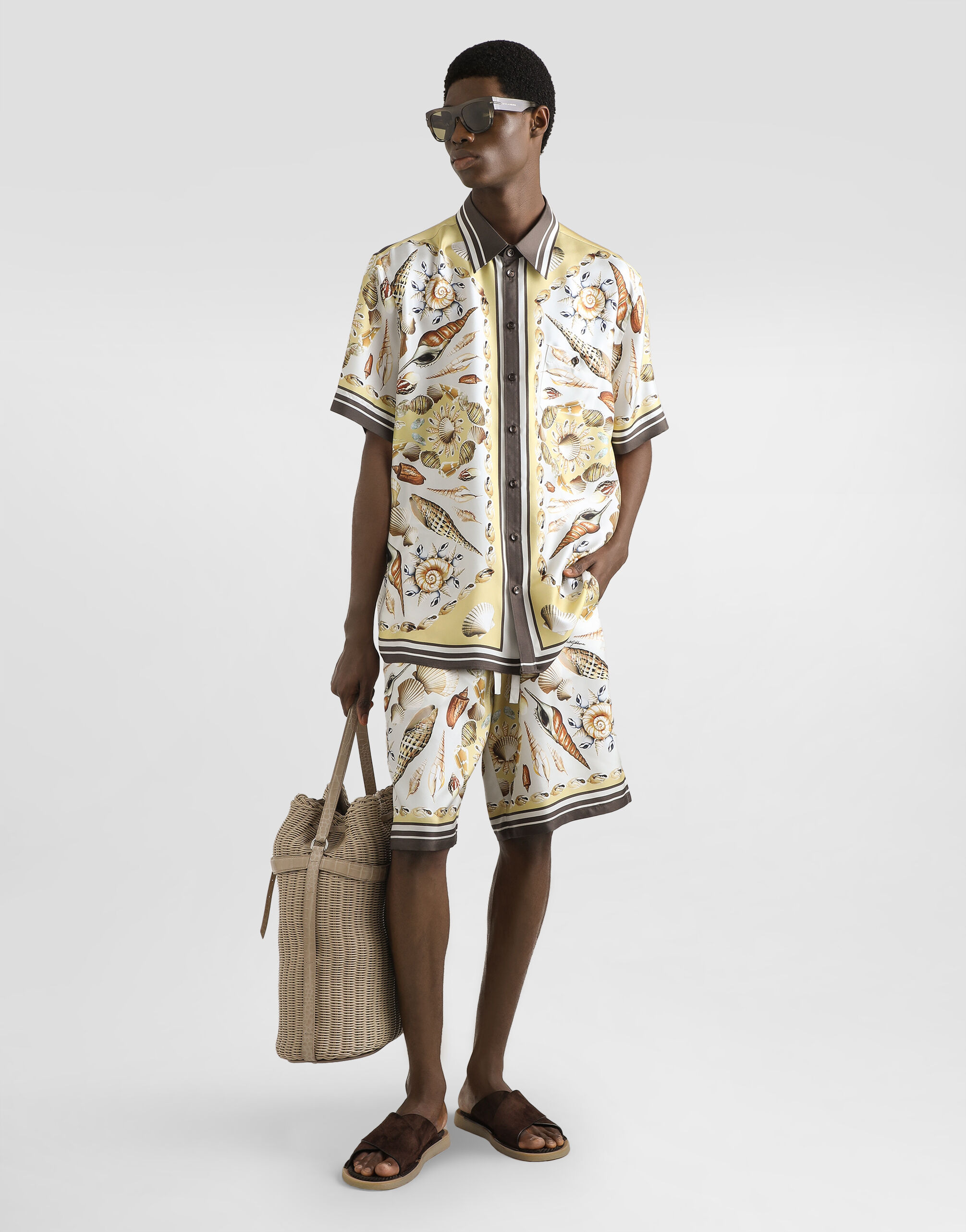 Printed hawaii silk twill shirt - 2