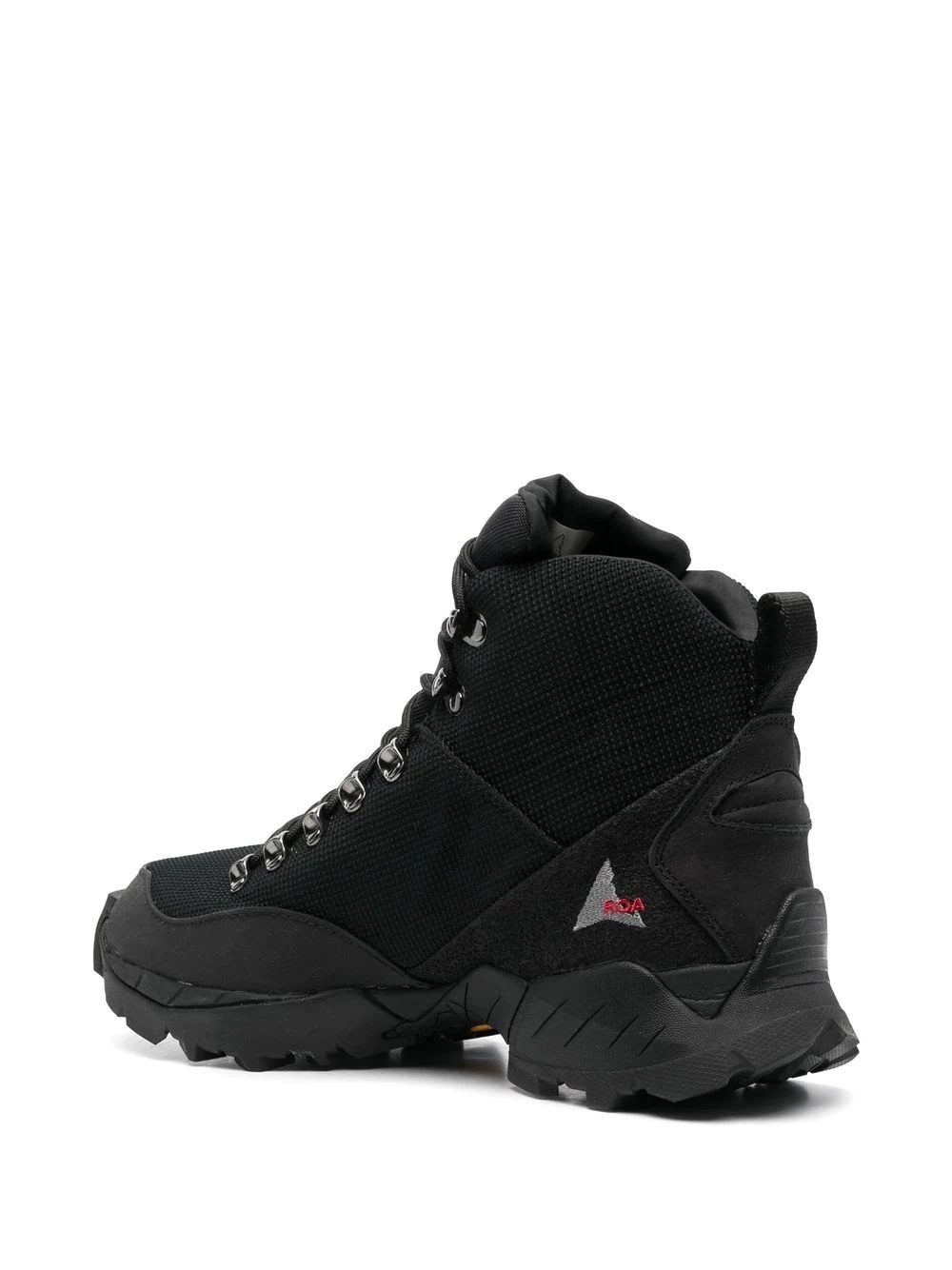 logo-print mesh high-top sneakers - 3