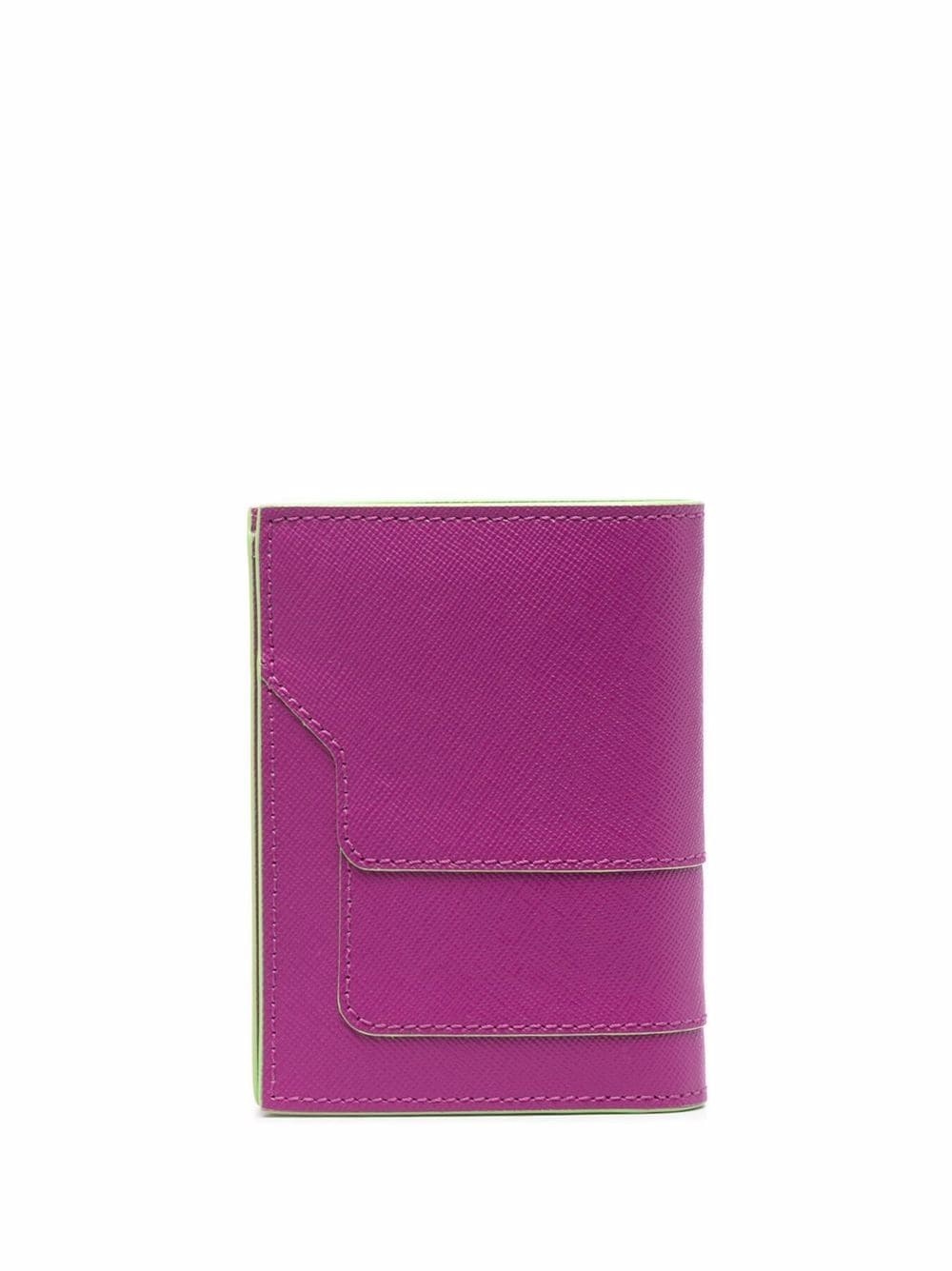 Saffiano leather bi-fold wallet - 2