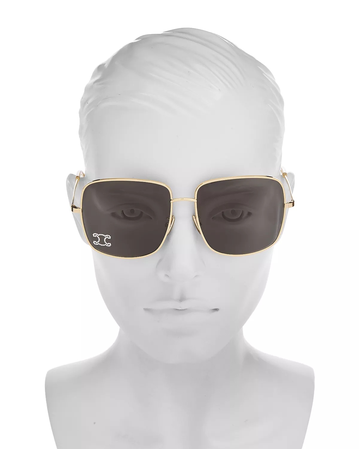 Rhinestone Triomphe Square Sunglasses, 59mm - 4
