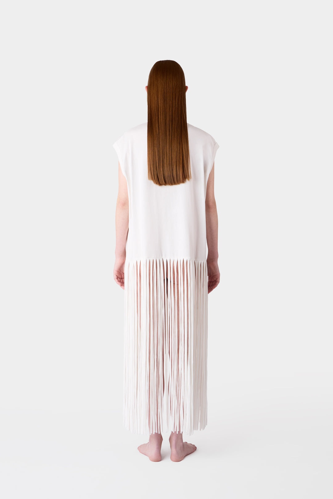 FRINGED TANK TOP / off white - 3